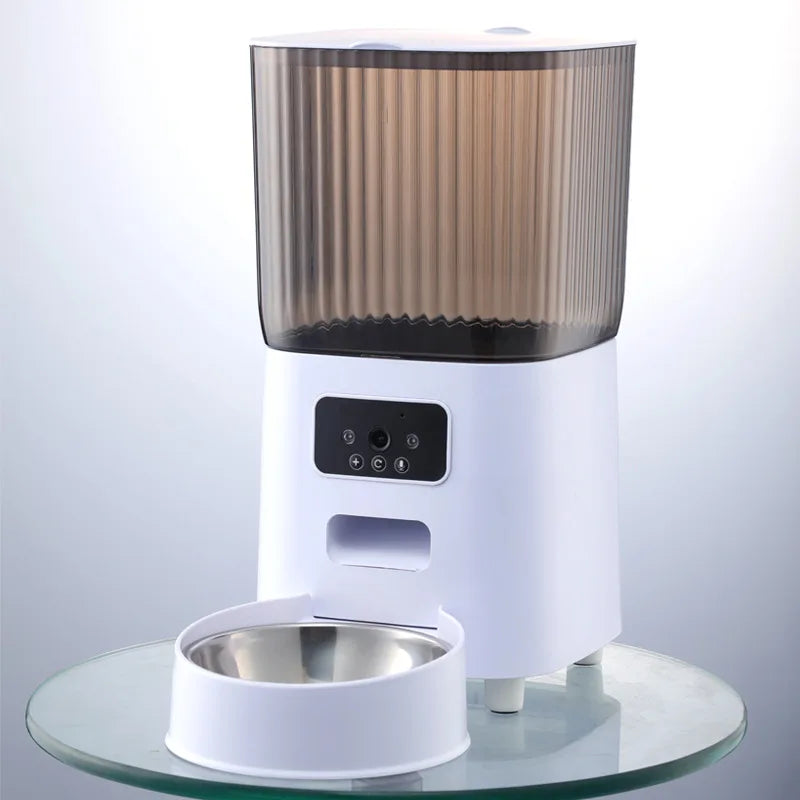Croq’Connect – Mangeoire Connectée 5L avec Caméra HD